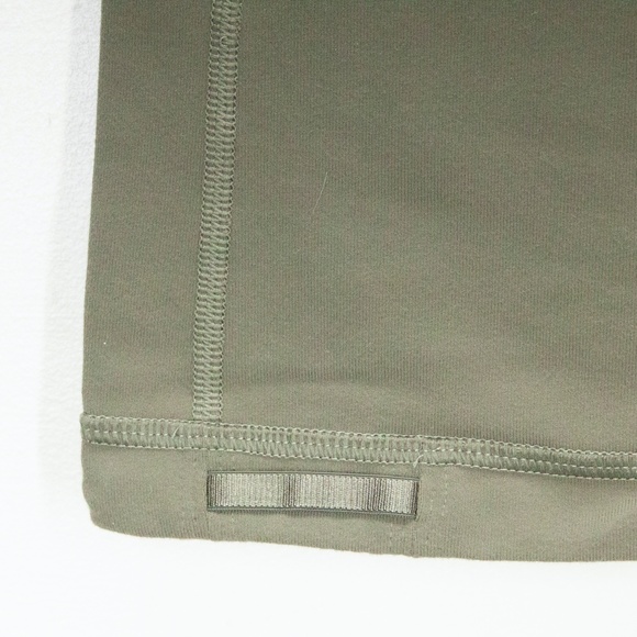Lululemon Logo Waist Green Crop Leggings | Size 4 - Picture 4 of 6